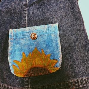 Tops - Custom painted jean button up shirt! Tops - Custom painted jean button up shirt!